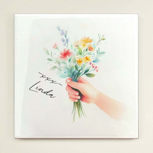 Tegeltje - Boeket Tegeltje - Boeket