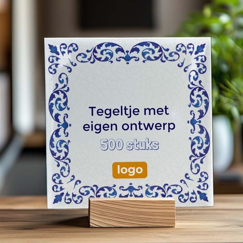 500 tegeltjes met eigen ontwerp