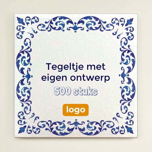 500 tegeltjes met eigen ontwerp