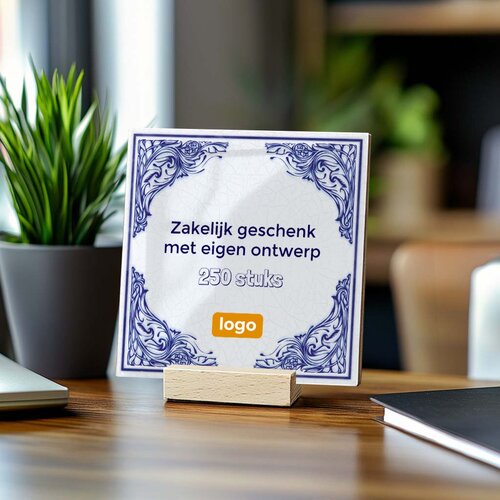 250 tegeltjes met eigen ontwerp