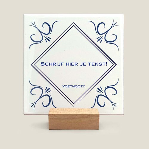 Delfts Blauw tegeltje nr. 55