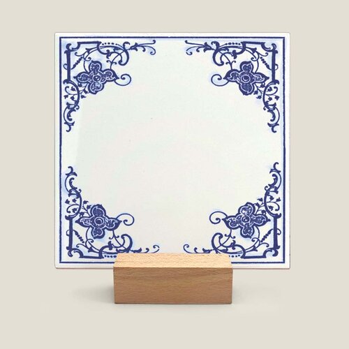 Delfts Blauw tegeltje nr. 23 blanco