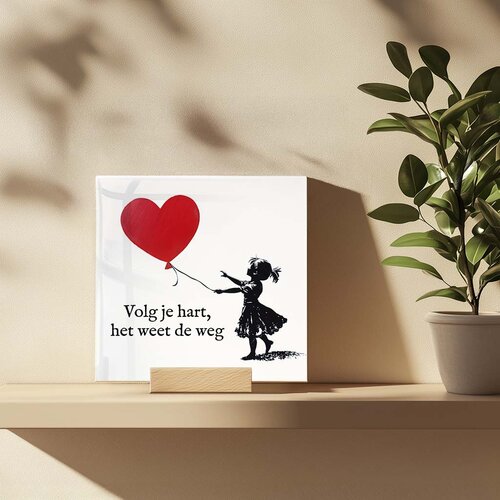 Tegeltje - Ballon Tegeltje - Ballon