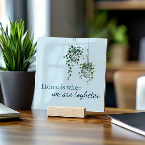 Tegeltje - Hangplant Tegeltje - Hangplant