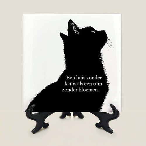 Tegeltje - Kat Tegeltje - Kat