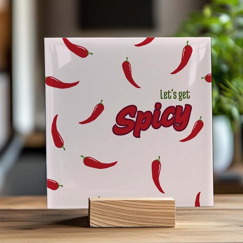 Tegeltje - Spicy