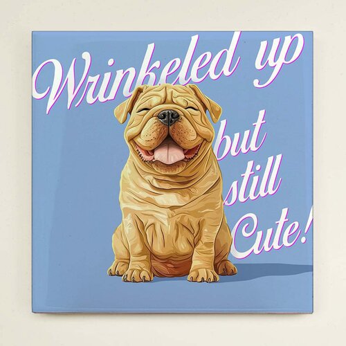 Tegeltje - Wrinkeled up