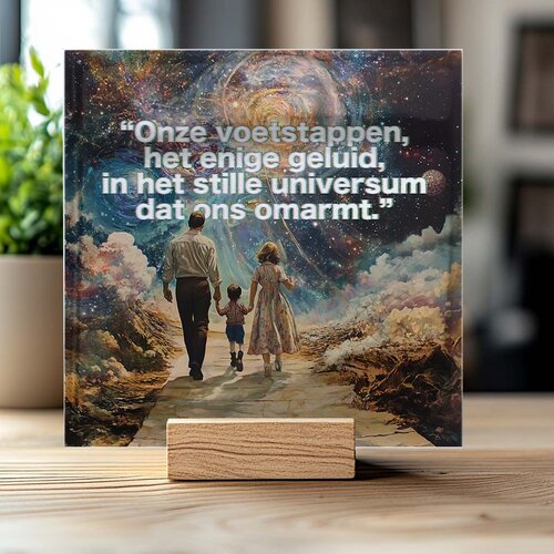 Gedicht tegeltje - Universum