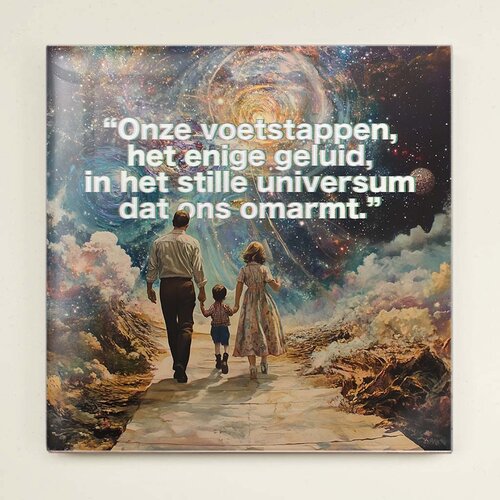Gedicht tegeltje - Universum
