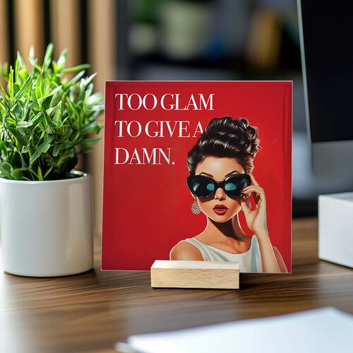 Tegeltje - Glamorous