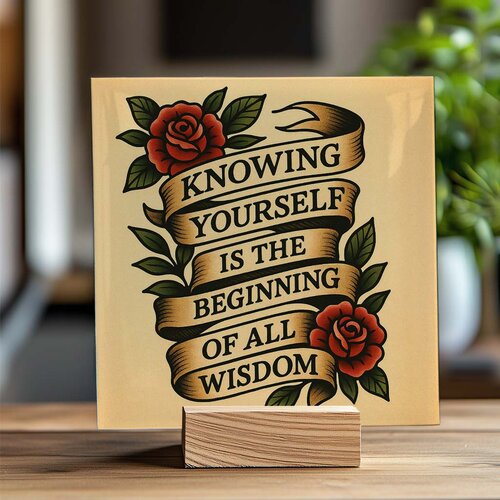 Tegeltje - Knowing yourself