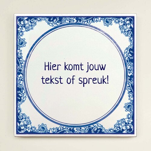 Delfts Blauw tegeltje nr. 63