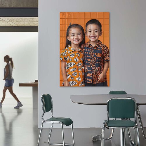 Tegeltableau met eigen foto