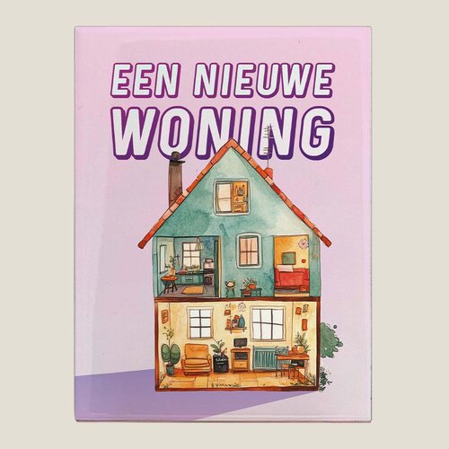 Groot tegeltje - Een nieuwe woning
