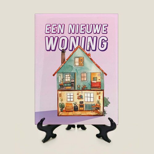 Groot tegeltje - Een nieuwe woning