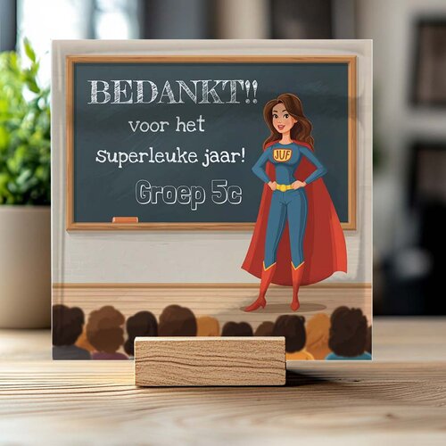 Tegeltje - Superjuf Tegeltje - Superjuf