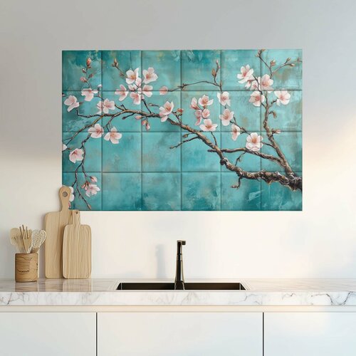 Tegeltableau Bloesem Tegeltableau Bloesem