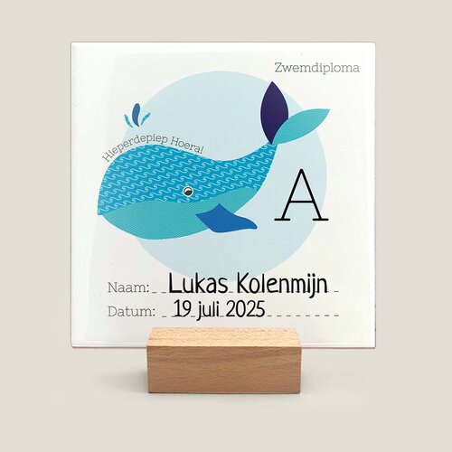 Tegeltje - Zwemdiploma A