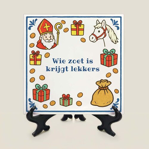 Tegeltje - Sint