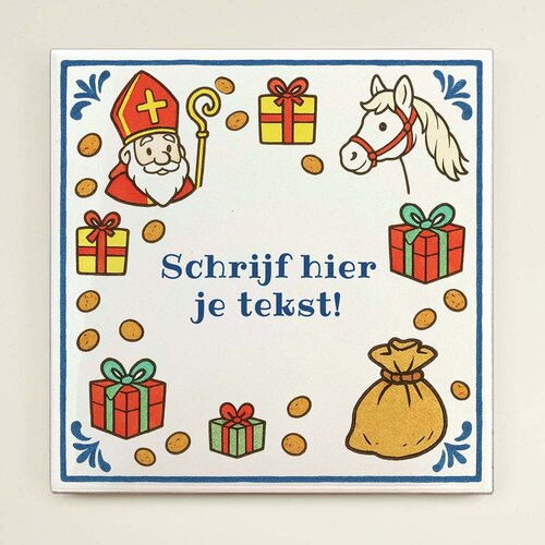 Tegeltje - Sint
