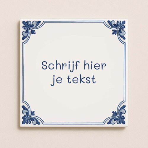 Delfts Blauw tegeltje nr. 27