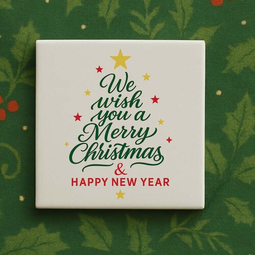 Tegeltje - Merry Christmas