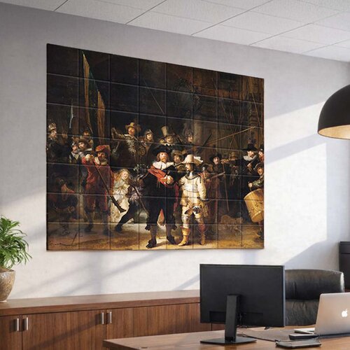 Tegeltableau Nachtwacht