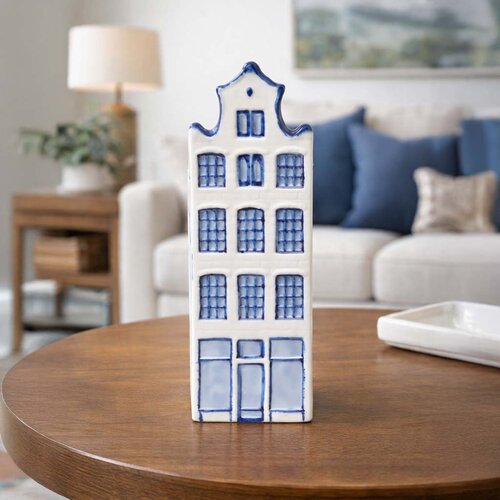 Grachtenpand nr. 2 - Heinen Delfts Blauw