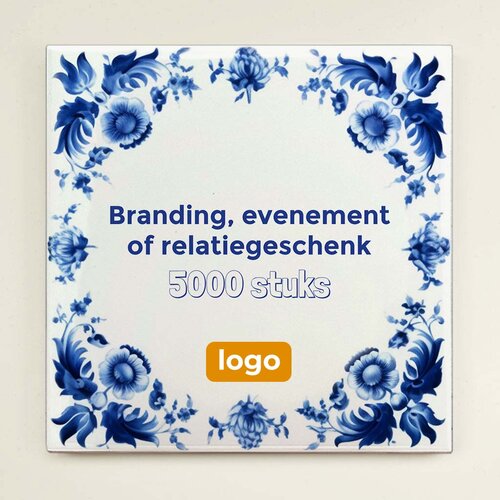 5000 tegeltjes met eigen ontwerp