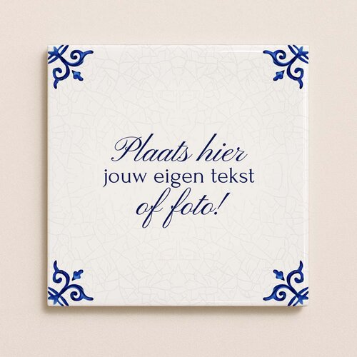 Eigen tegeltje maken