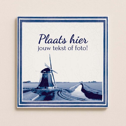 Hollandse molen tegeltje