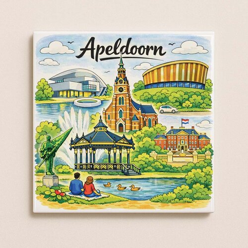 Apeldoorn tegeltje