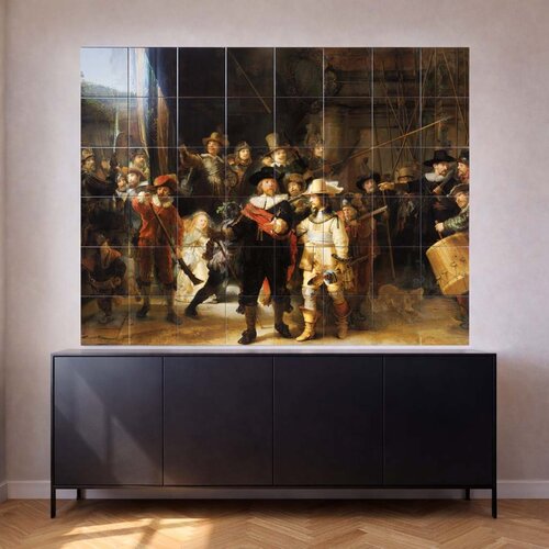 Tegeltableau Nachtwacht