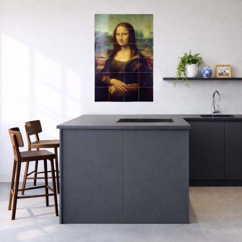 Tegeltableau Mona Lisa