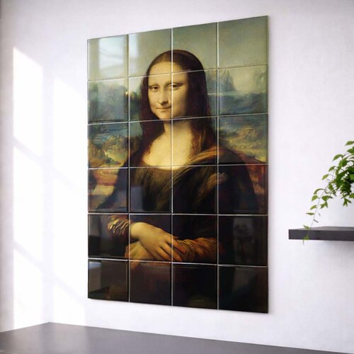 Tegeltableau Mona Lisa