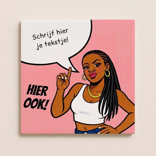Trendy tegeltje - Feisty Mood