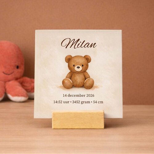 Geboortetegeltje - Beer