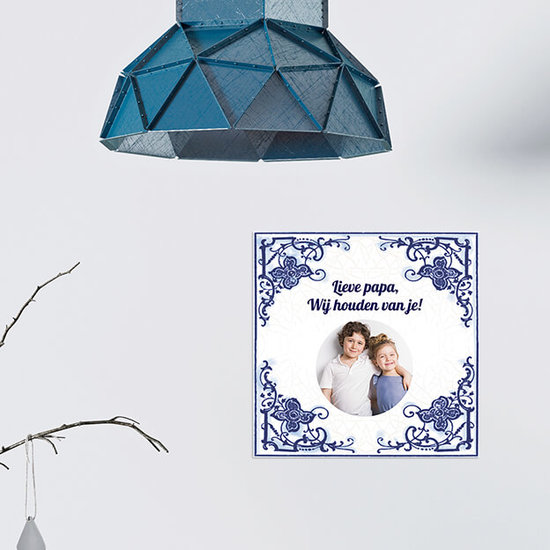Delfts Blauwe tegelsticker (nr.23)