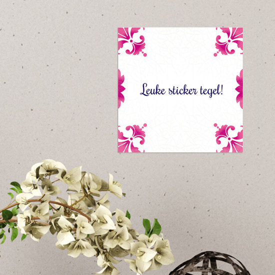 Tegelsticker roze (nr.47)