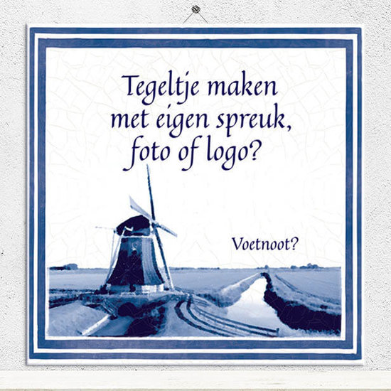 Hollands tegeltje (nr.51) 