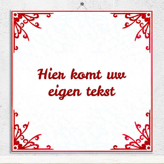 Tegeltje Knalrood (nr.55)