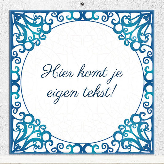 Tegeltje Blauw (nr.38)