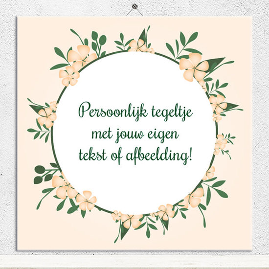 Bloemen tegeltje (nr.101)