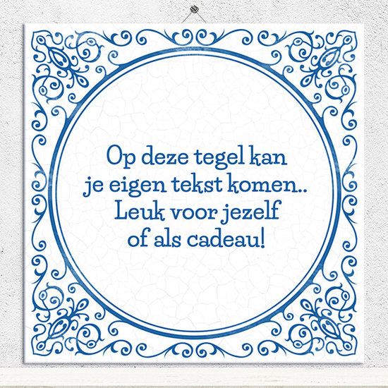 Delfts Blauw tegeltje (nr.165)