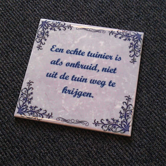 Natuursteen tegeltje (nr.105)