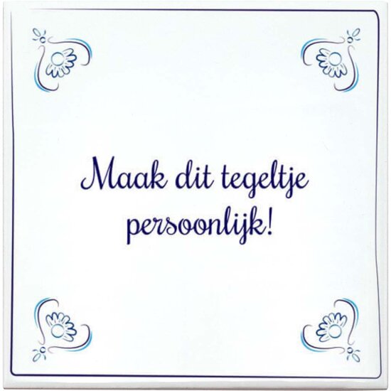 Delfts Blauw tegeltje