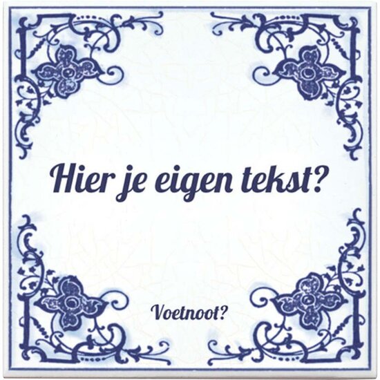 Delfts Blauw tegeltje (nr.23) 