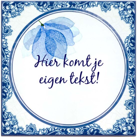 Delfts Blauw tegeltje