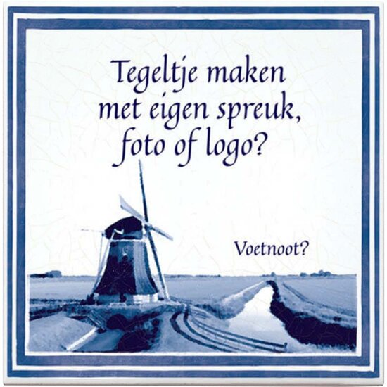 Hollands tegeltje (nr.51) 
