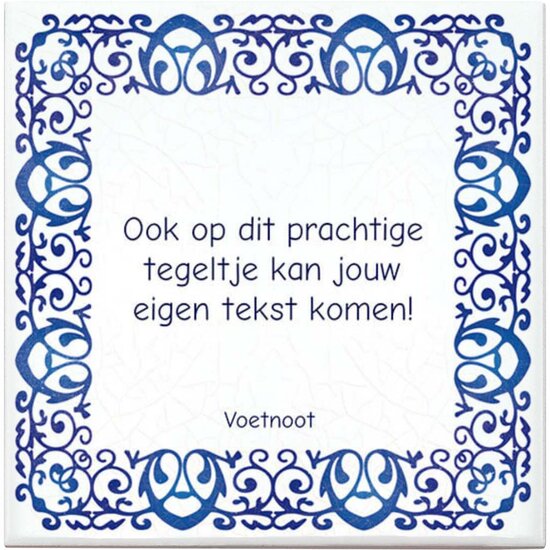 Tegeltje Blauw (nr.25)